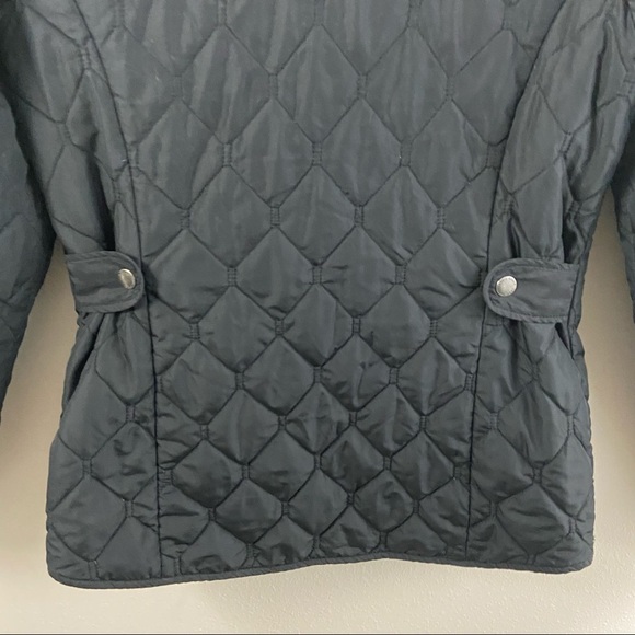 Eddie Bauer Black Quilted Full Zip Lightweight Womens Jacket Sz S - Picture 9 of 10